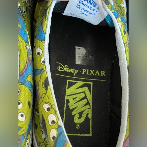 Disney Pixar Vans Toy Story Martians Alien Era GLOW IN THE DARK Rare M 5.5 W 7 - Picture 7 of 15